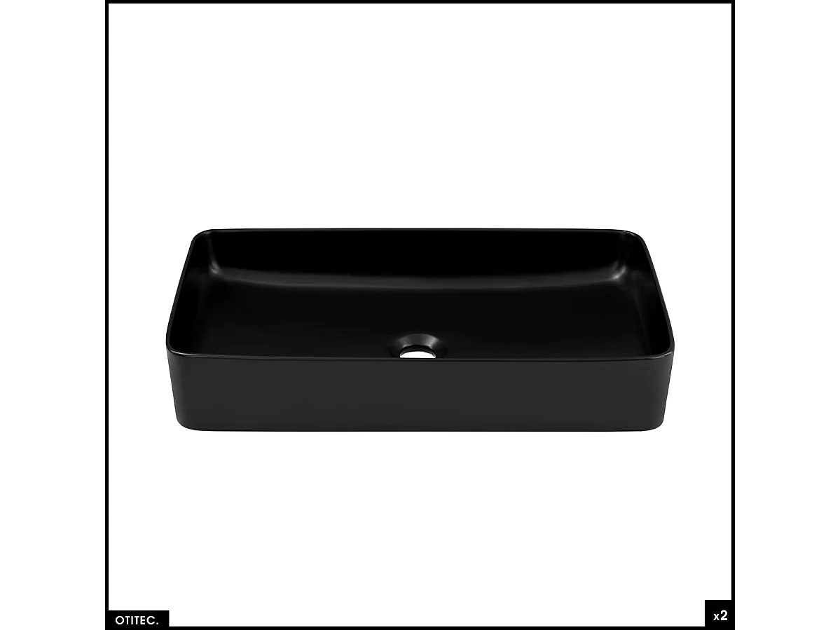 Meubles sous vasque - 180 cm - avec 2 Vasques à poser et Plan - BOLD OAK