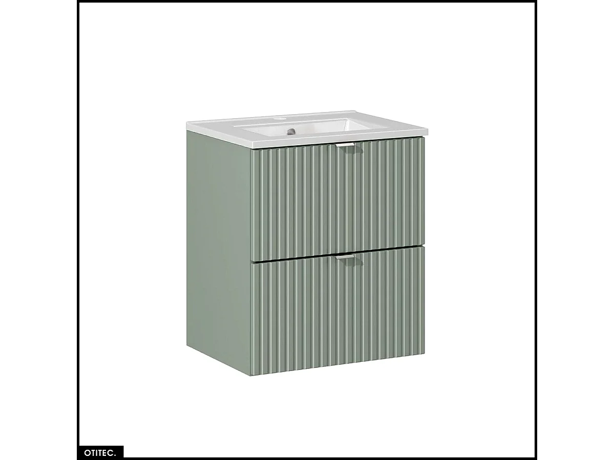 Meuble sous vasque - 50 cm - avec Vasque à encastrer - ROSEAU