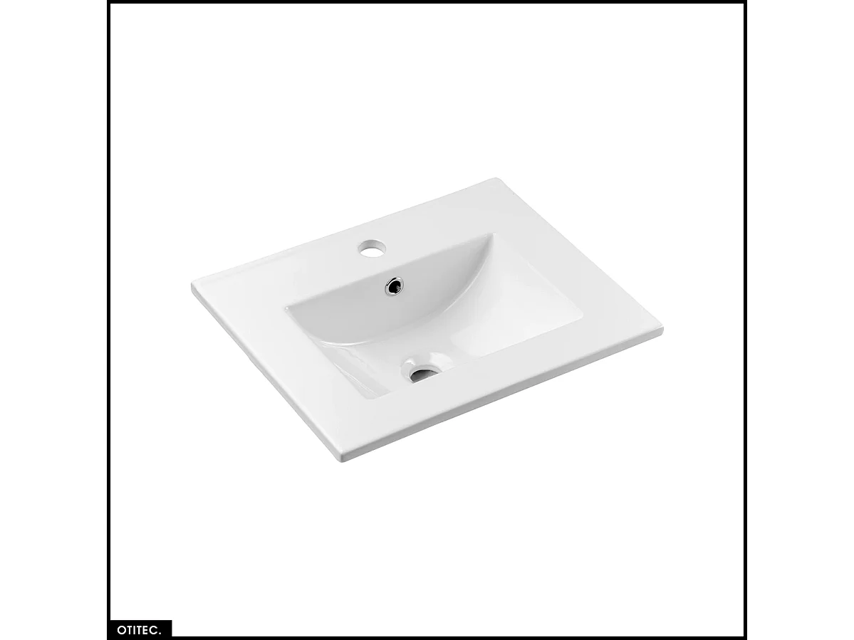 Meuble sous vasque - 50 cm - avec Vasque à encastrer - ROSEAU