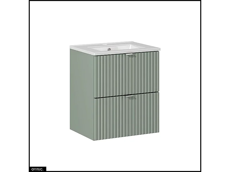 Meuble sous vasque - 50 cm - avec Vasque à encastrer - ROSEAU