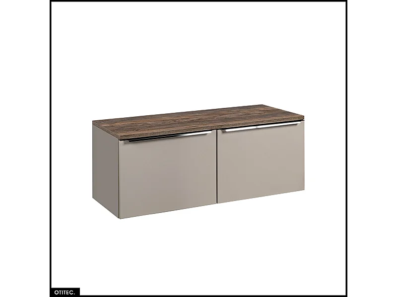 Meubles sous vasque - 120 cm - avec Plan - BOLD TAUPE
