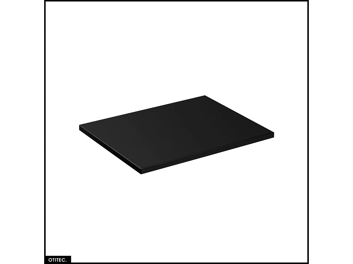 Meuble sous vasque - 60 cm - avec Vasque à poser et Plan - BOLD BLACK