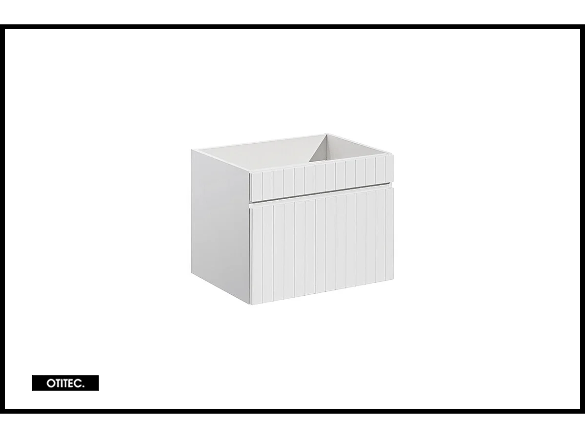 Meuble sous vasque de 60 cm - avec plan - 1 tiroir - MINO