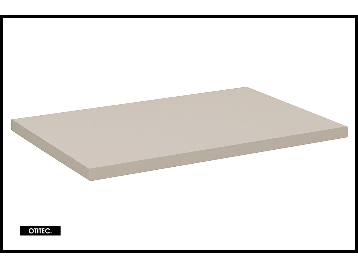 Meuble sous vasque de 60 cm - avec plan - Cachemire Mat - 2 tiroirs - VOLTA CASHMERE