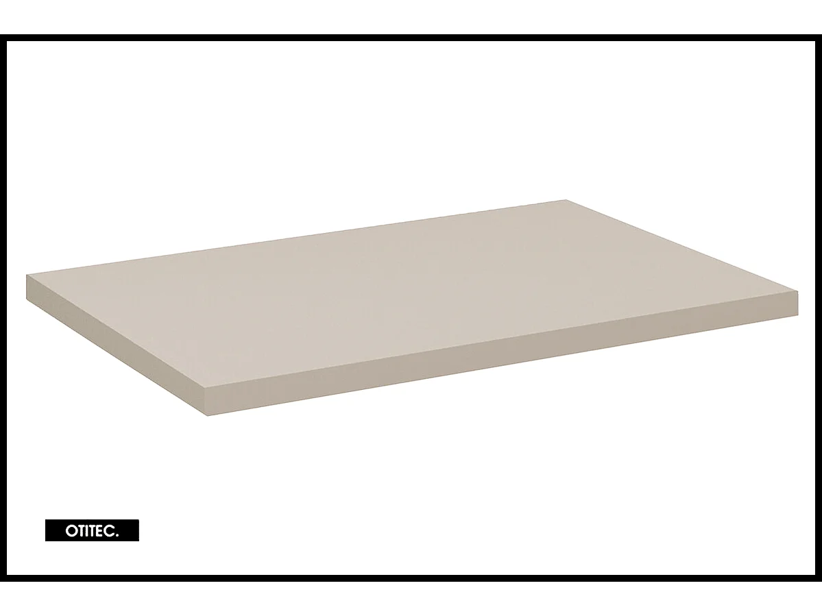 Meuble sous vasque de 60 cm - avec plan - Cachemire Mat - 2 tiroirs - VOLTA CASHMERE