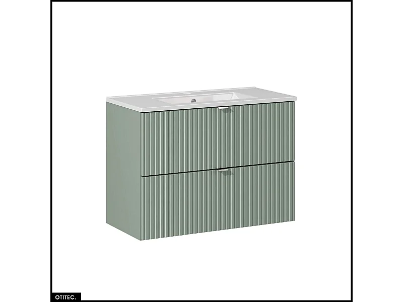 Meuble sous vasque - 80 cm - avec Vasque à encastrer - ROSEAU