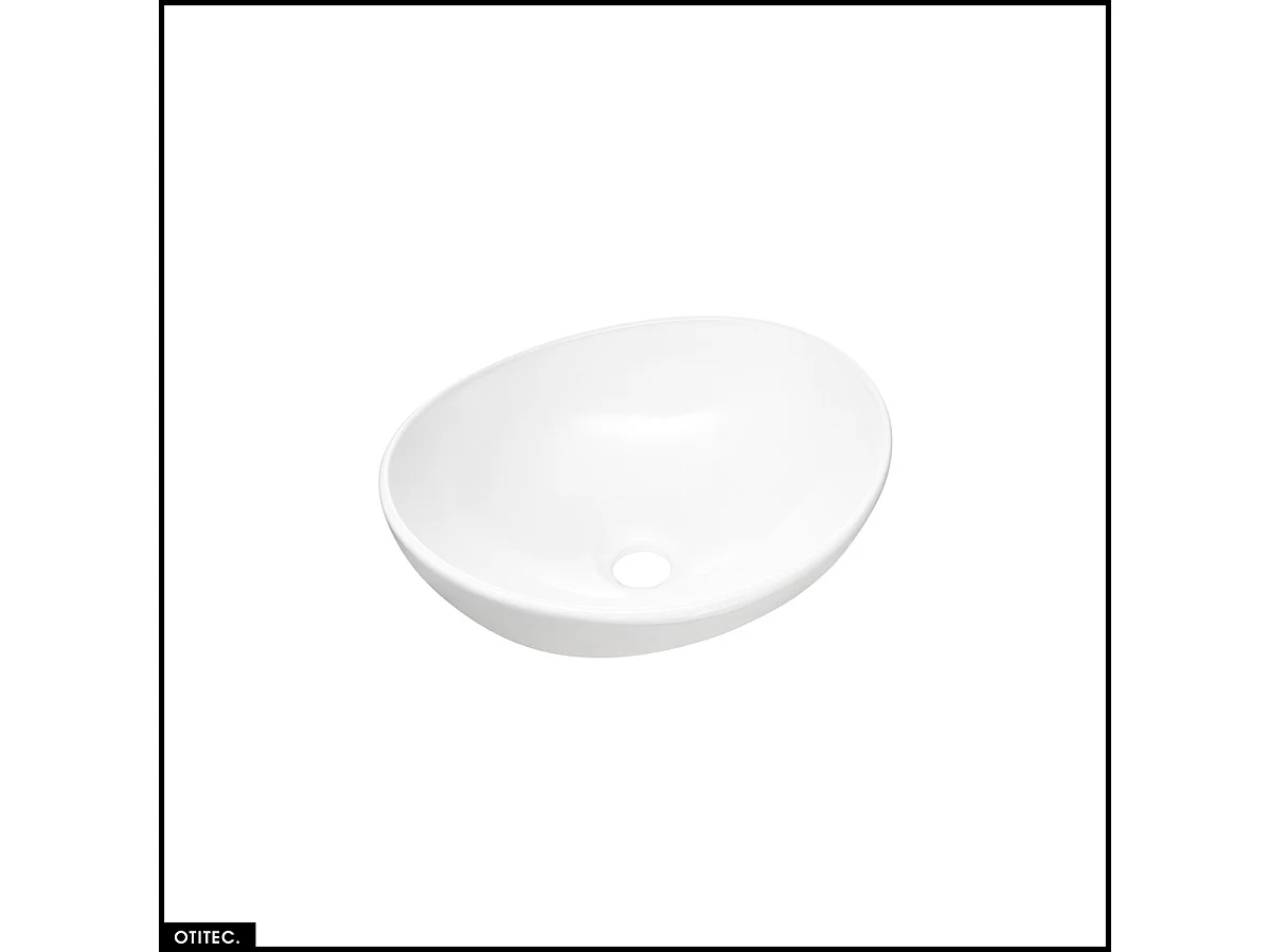 Meuble sous vasque - 60 cm - avec Vasque à poser et Plan - BOLD BLACK