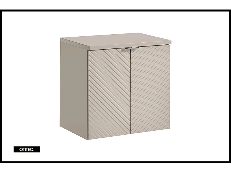 Meuble sous vasque de 60 cm - avec plan - 2 portes - DANO