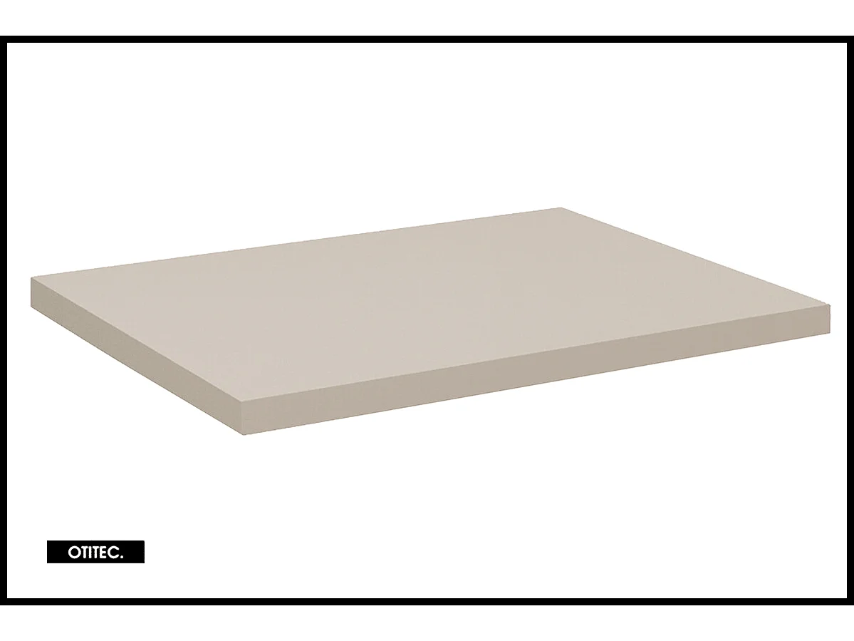 Meuble sous vasque de 50 cm - avec plan - Cachemire Mat - 2 portes - VOLTA CASHMERE