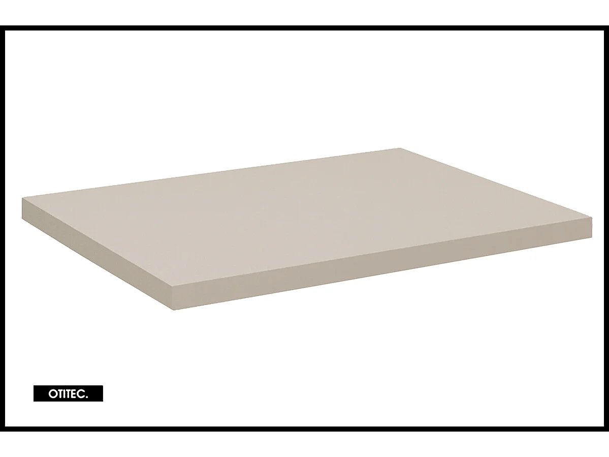 Meuble sous vasque de 50 cm - avec plan - Cachemire Mat - 2 portes - VOLTA CASHMERE