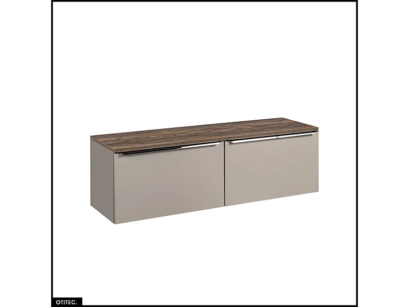 Meubles sous vasque - 160 cm - avec Plan - BOLD TAUPE