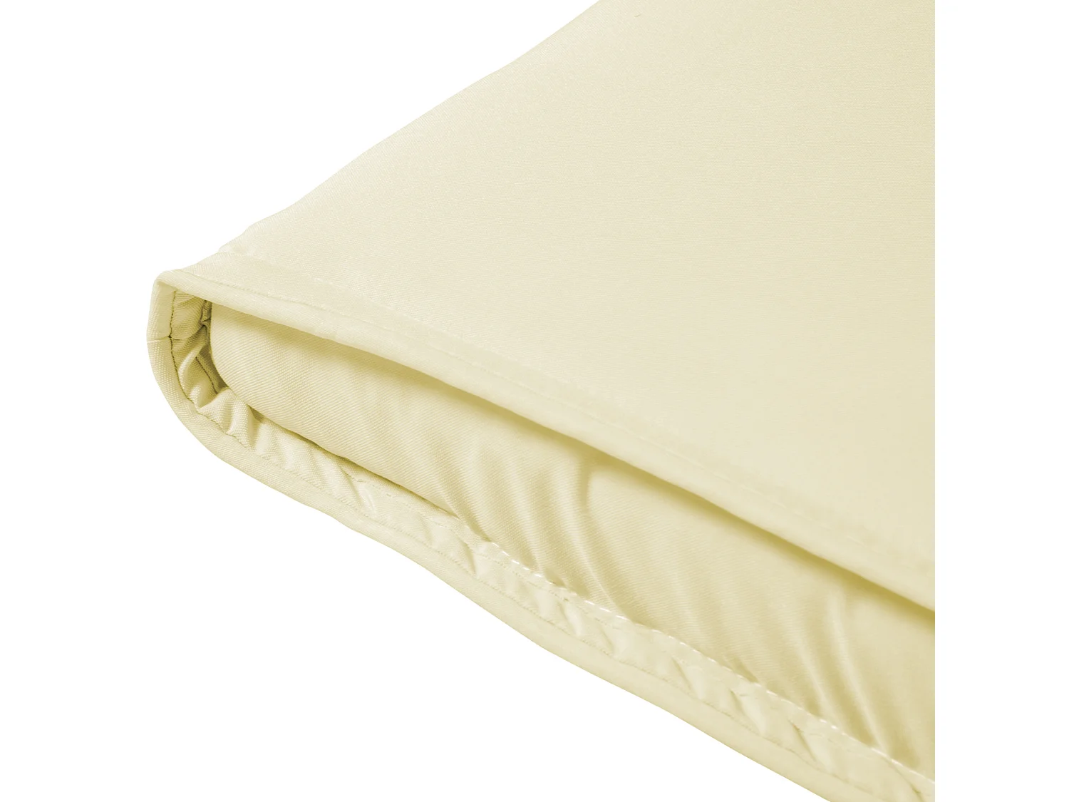 Matelas bain de soleil déhoussable - coussin de transat - matelas de chaise longue - 198 x 53 x 5 cm - tissu sable