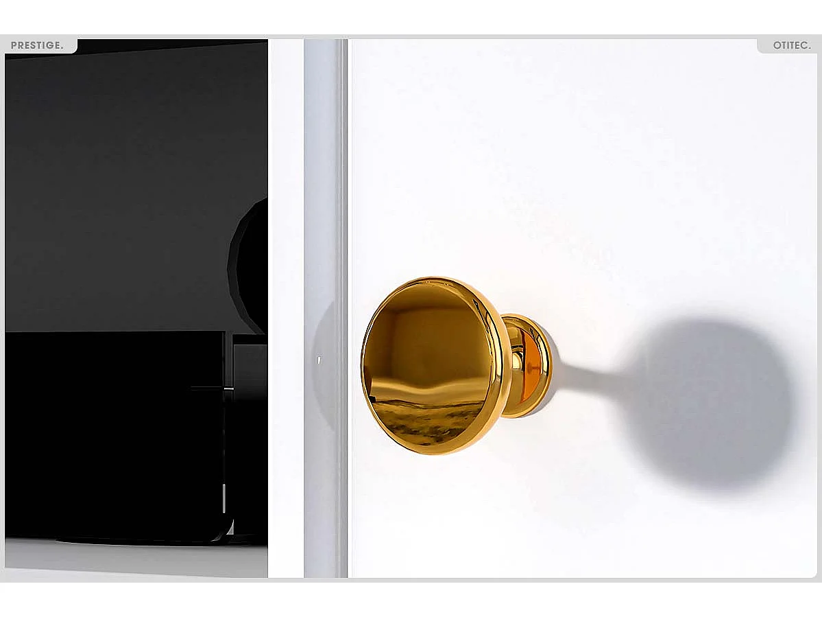 Meuble TV - H.53 x L.160 x P.40 cm - PRESTIGE