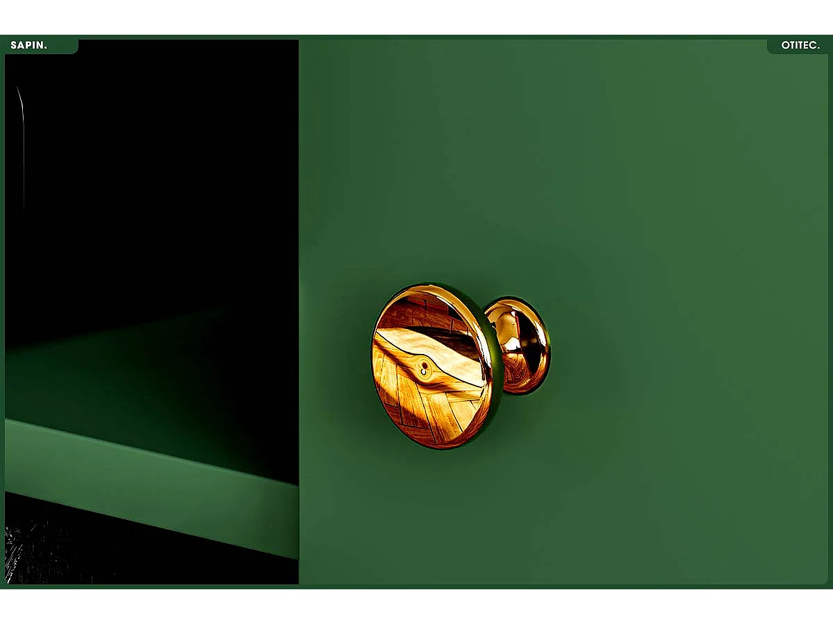 Meuble TV - H.54 x L.160 x P.40 cm - SAPIN