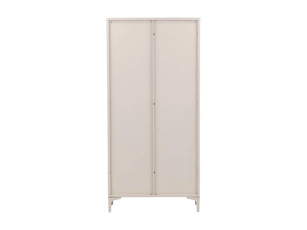 Vitrine 2 Portes "Piring" 190cm Beige