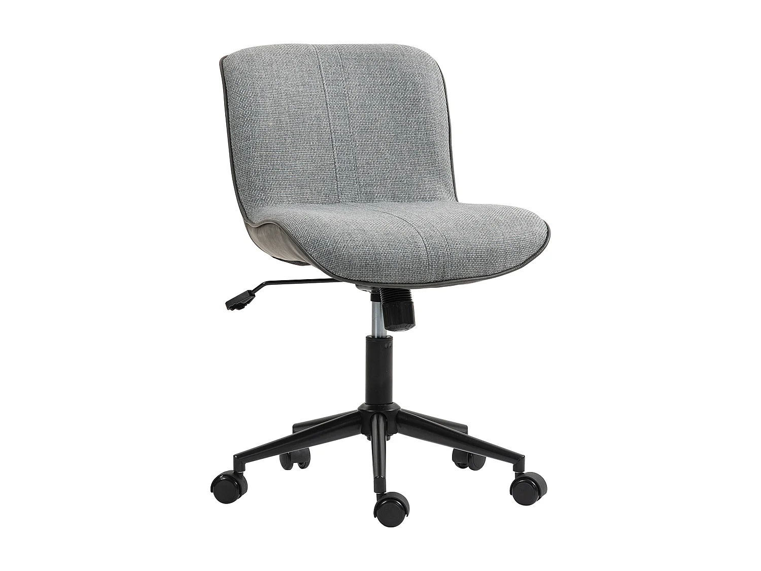 Chaise de bureau tissu grand confort réglable fonction à bascule gris