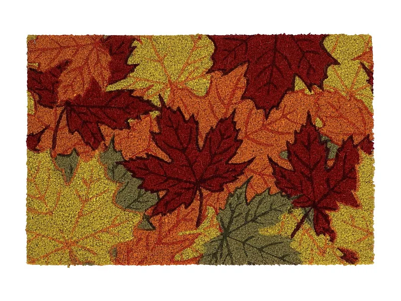 Paillasson en fibres de coco Feuilles