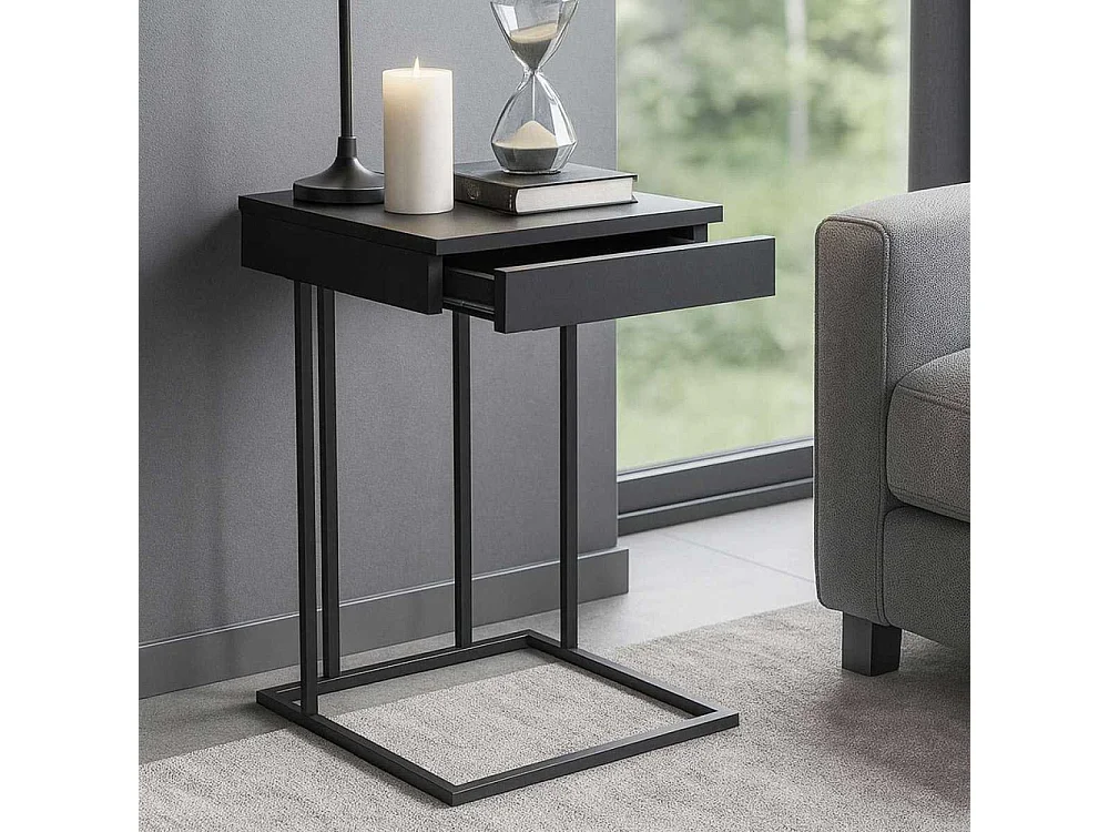 Table d'appoint avec tiroir Veno