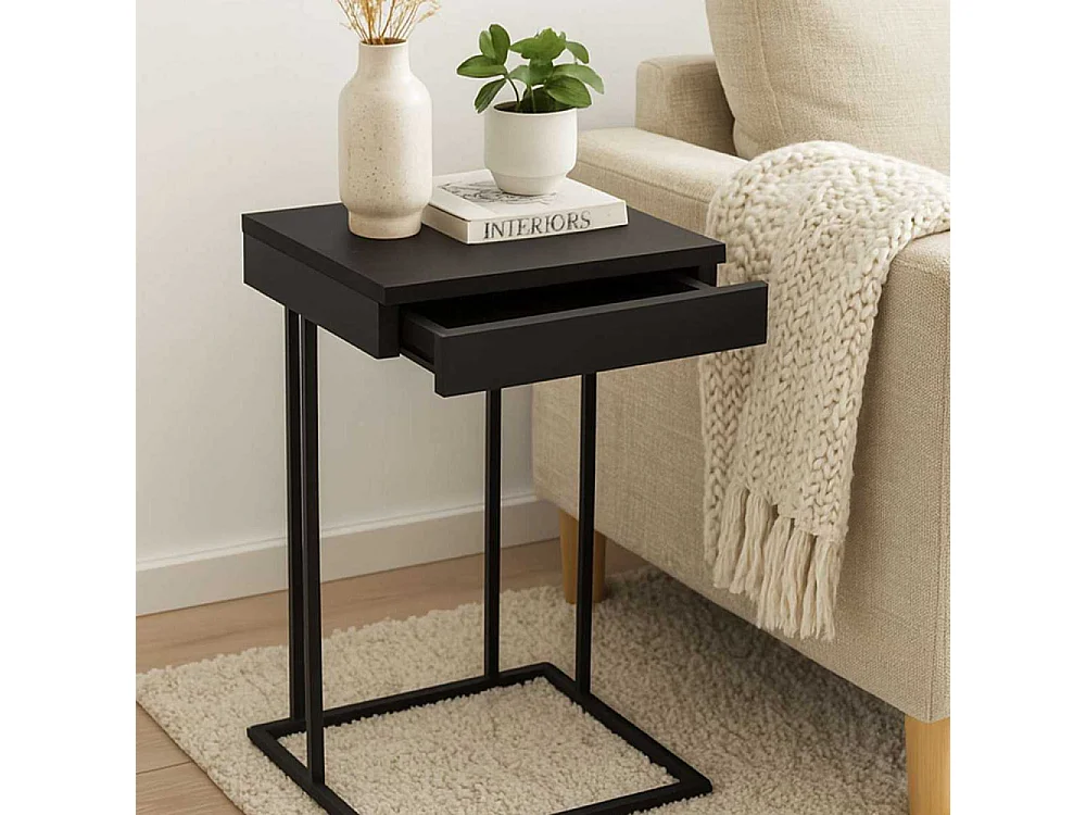 Table d'appoint avec tiroir Veno