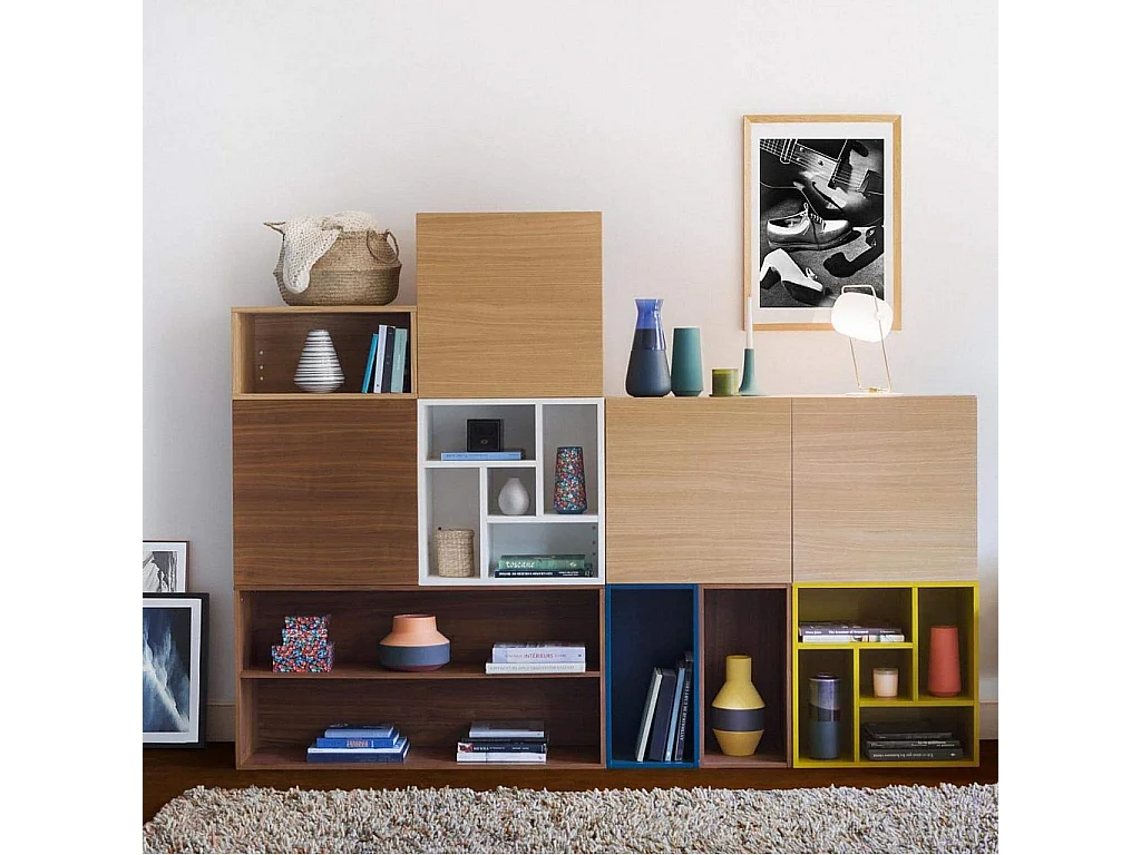 Habitat - Caisson cube ouvert - Blanc - Design by Hélèna Pille - Macao