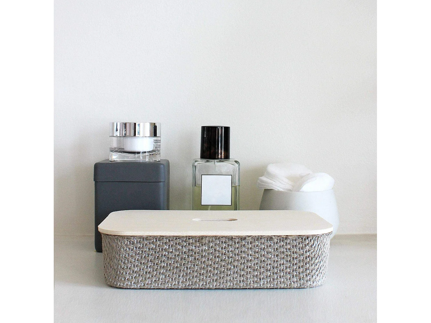 Boîte en lin - Design by Philippe Nigro pour Designerbox