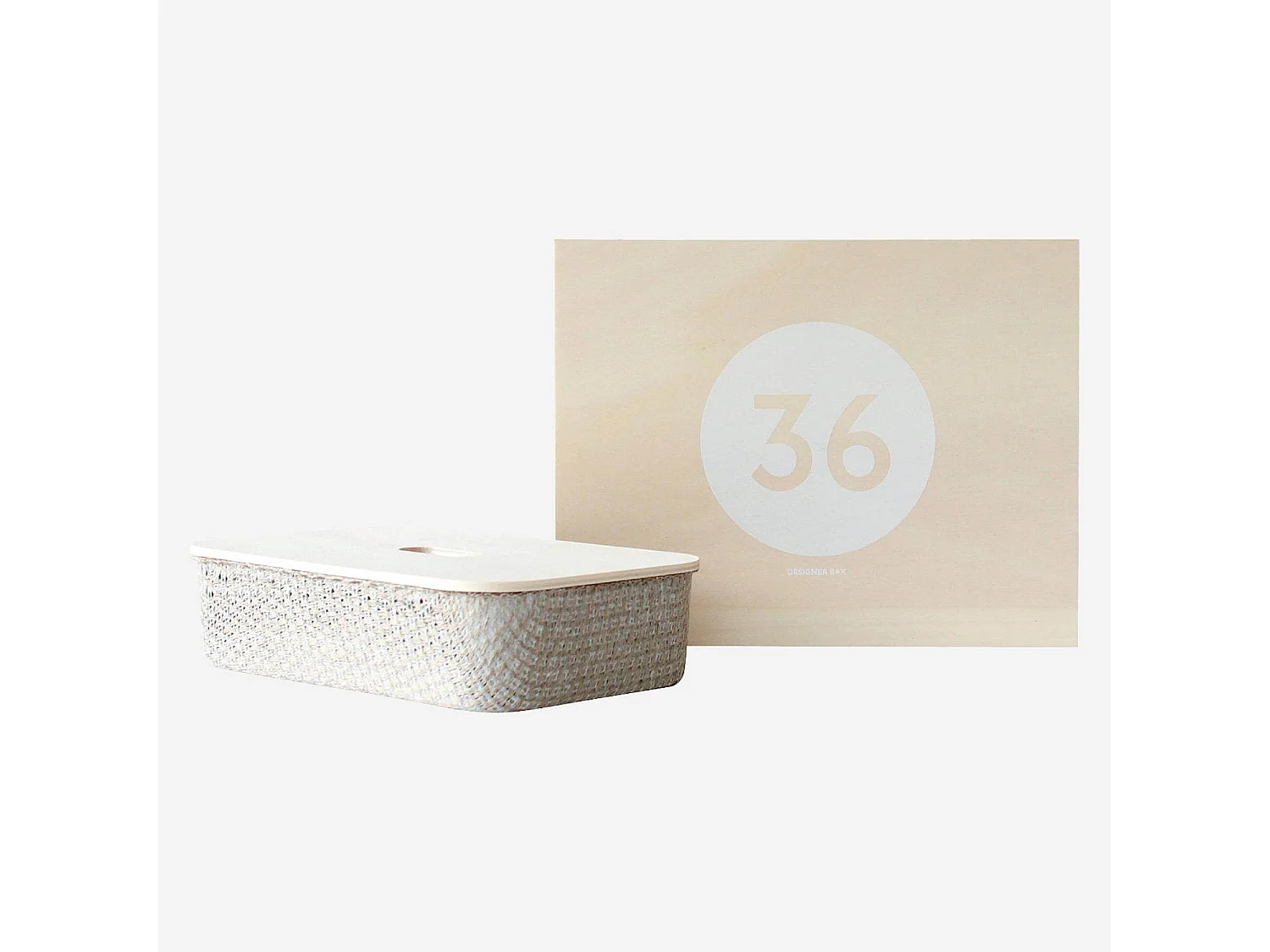 Boîte en lin - Design by Philippe Nigro pour Designerbox