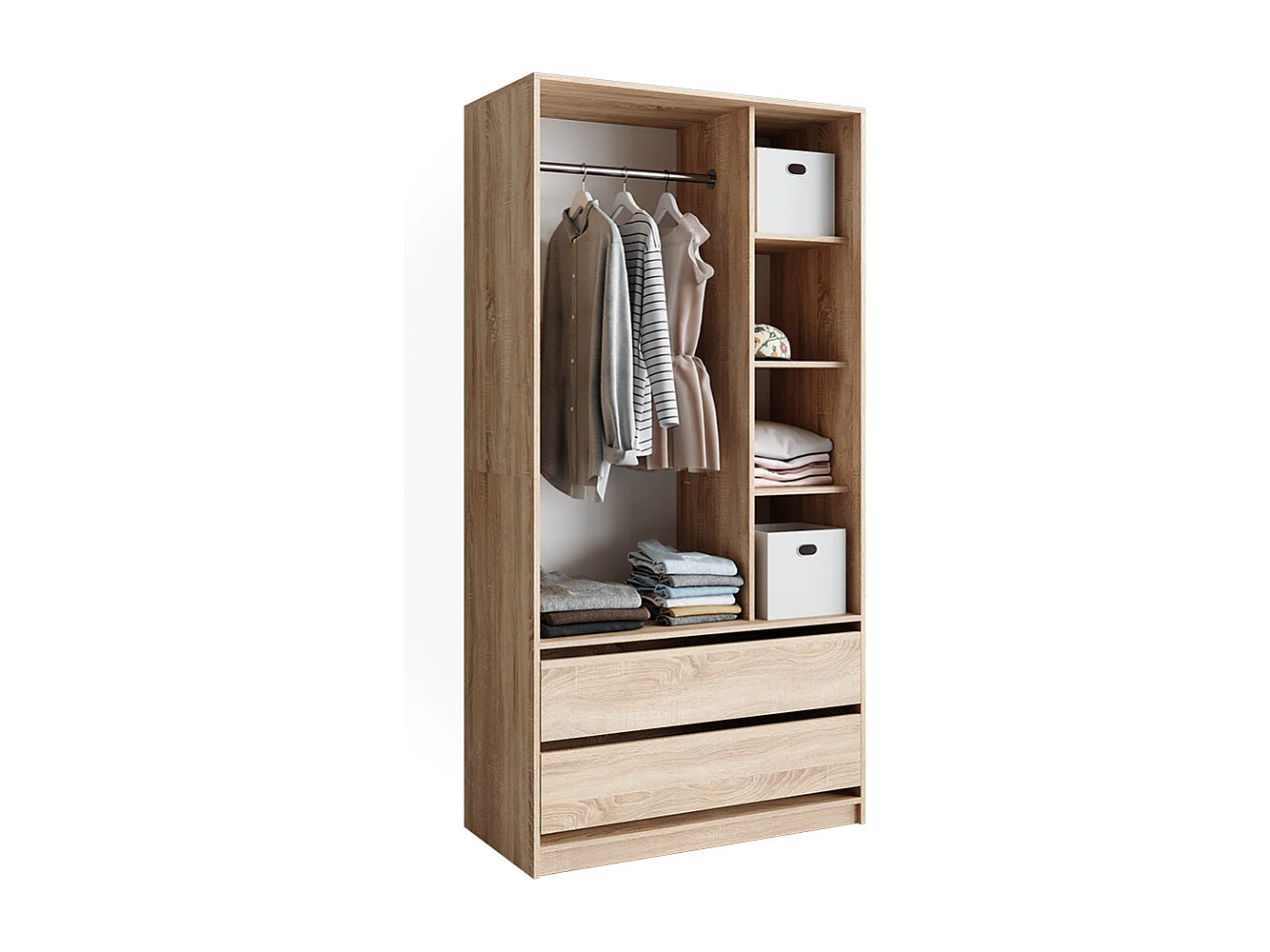 Armoire sonoma 100x50x200 elmo