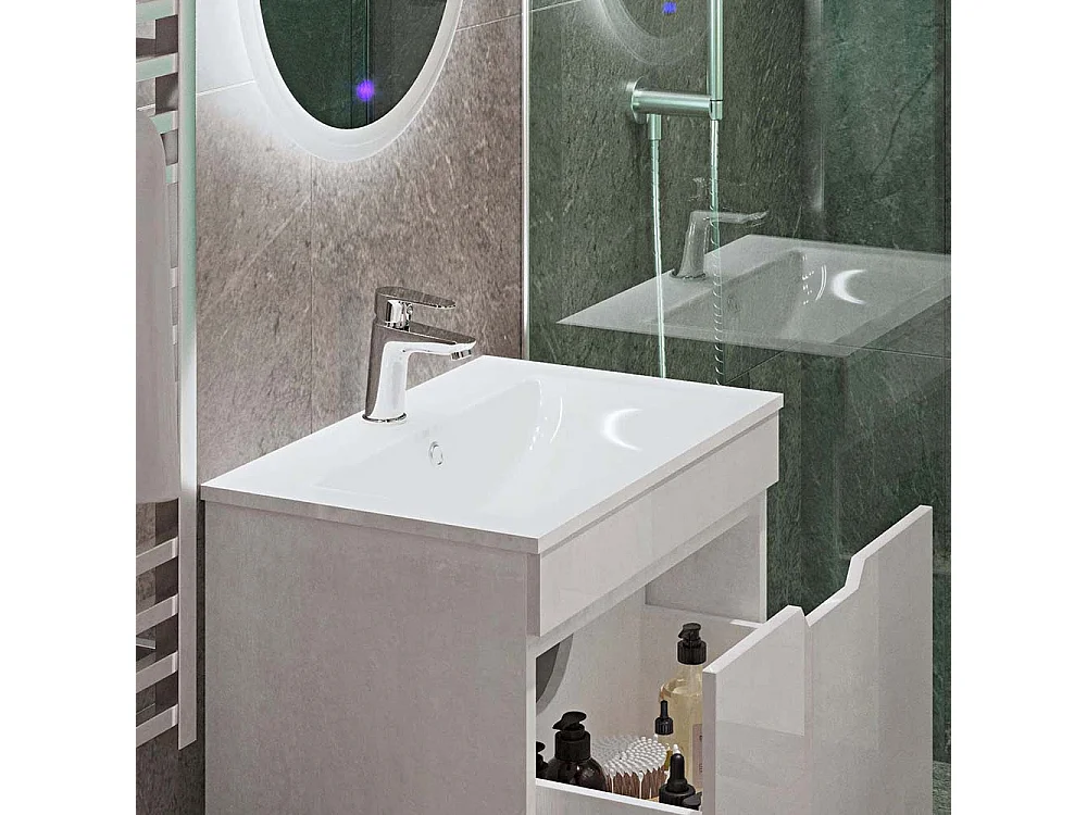 Ensemble de meubles blanc 60x40x46.2 stefanie