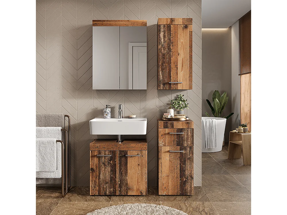 Badkamermeubelset oldstyle 60x34x56 luna