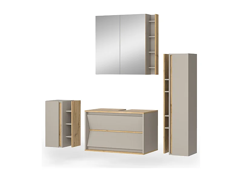 Set di mobili da bagno cachemire 80x45x50 edelin