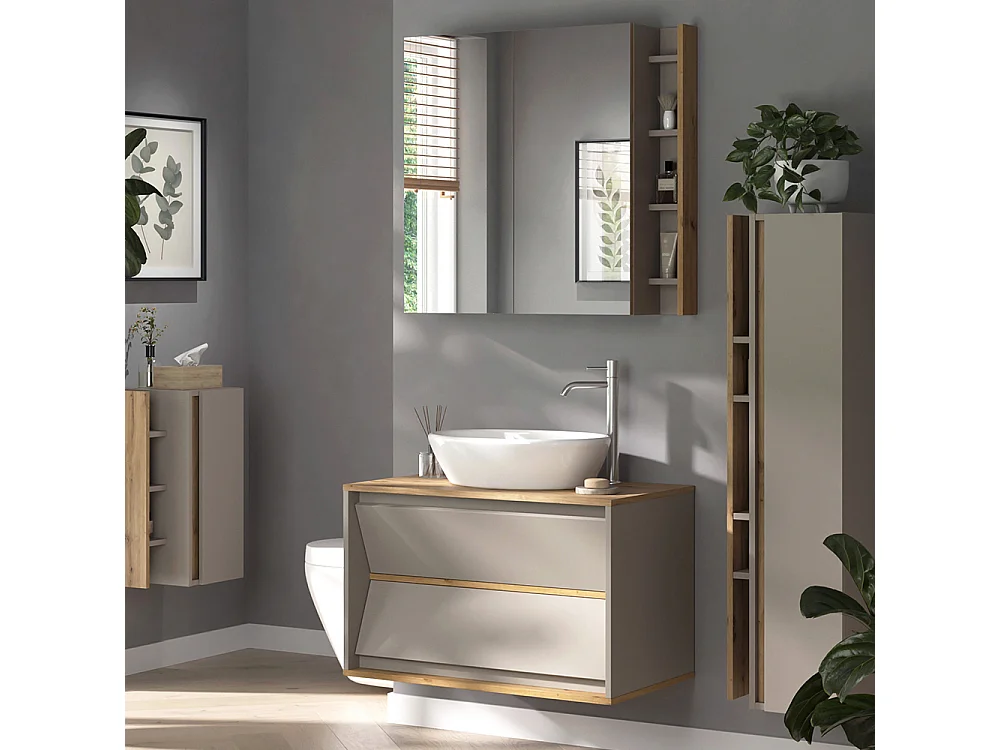 Badmöbel-Set cashmere 80x45x50 edelin