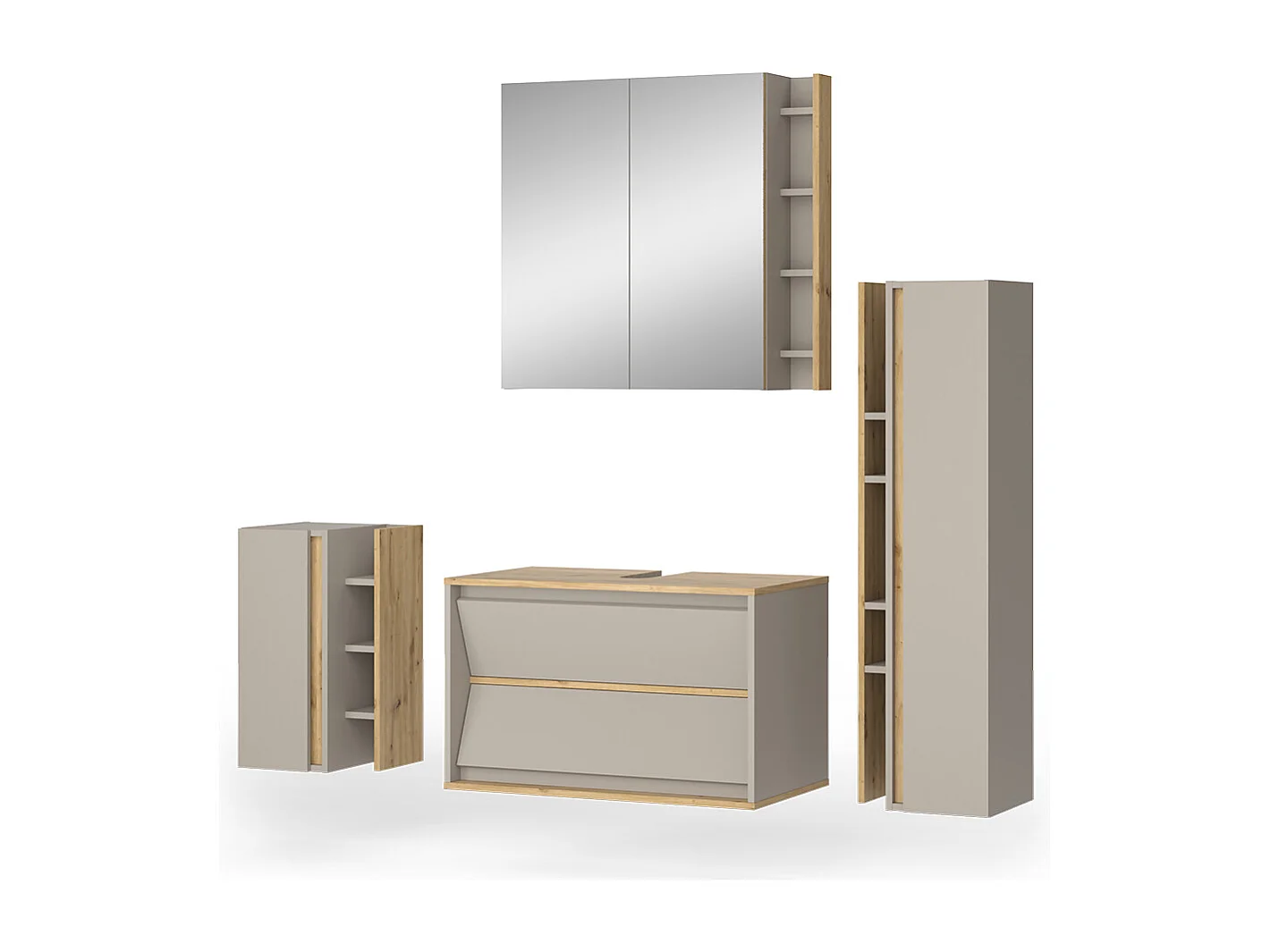 Meubles bain cachemire 80x45x50 edelin