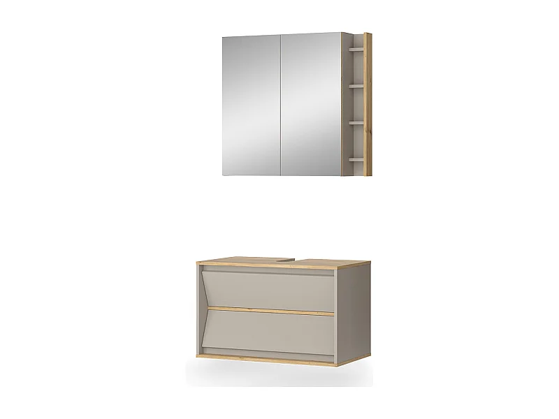 Set di mobili da bagno cachemire 80x45x50 edelin