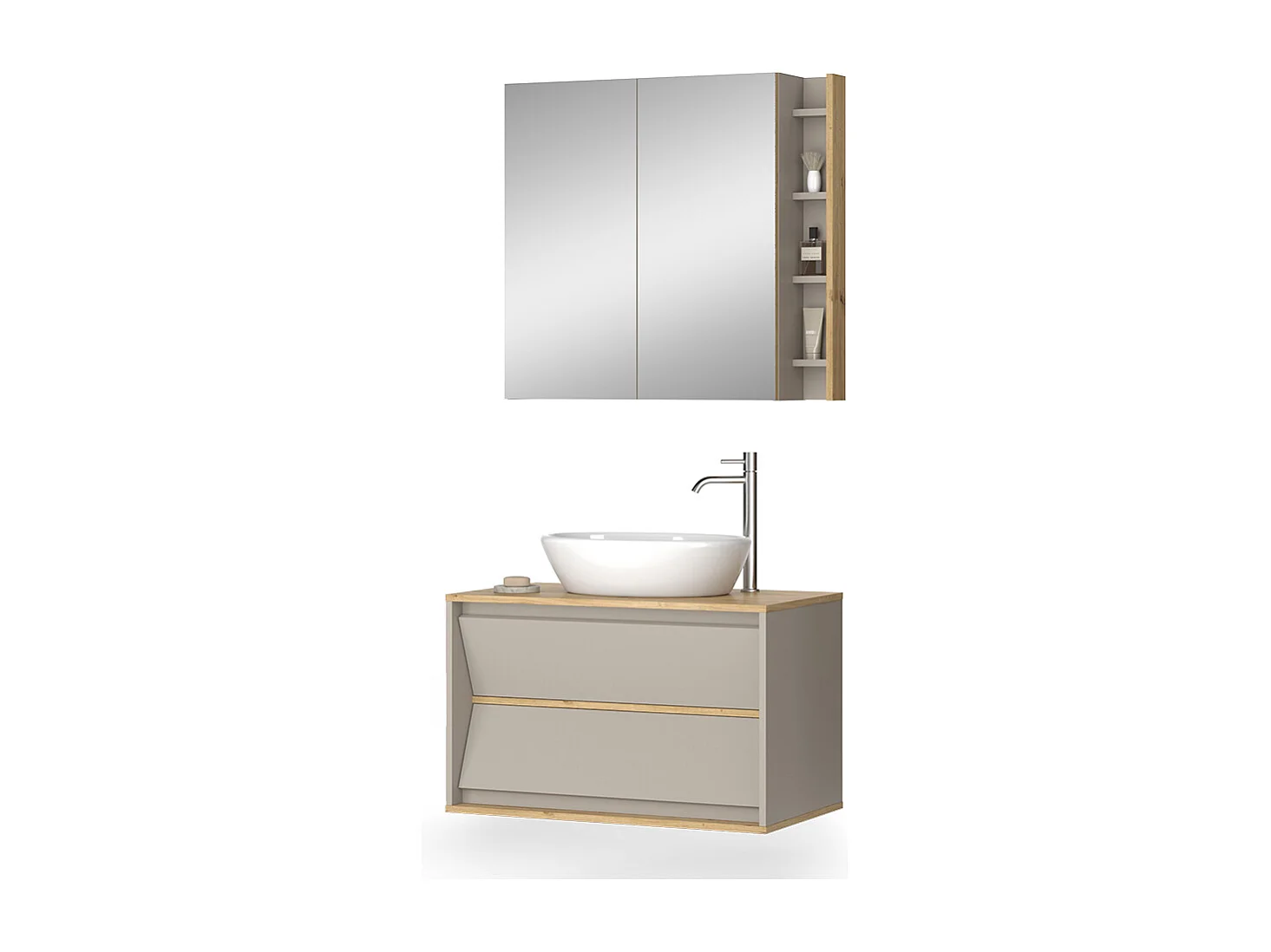 Meubles bain cachemire 80x45x50 edelin