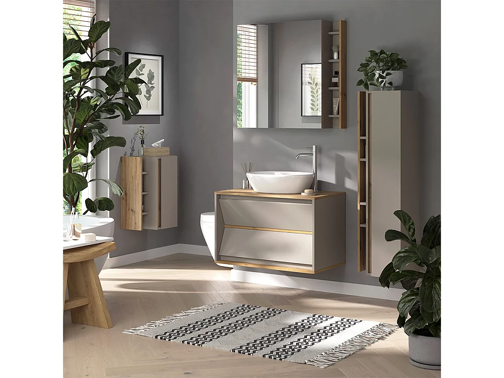 Meubles bain cachemire 80x45x50 edelin