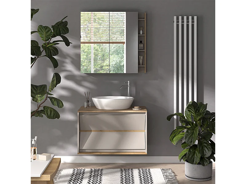 Badmöbel-Set cashmere 80x45x50 edelin