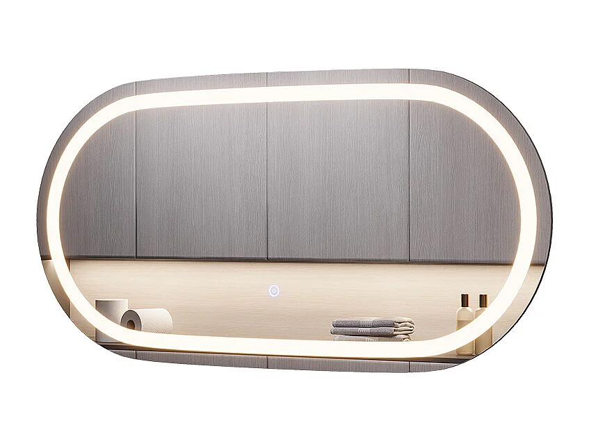 Badrumsspegel glas 80x2.8x40 miral