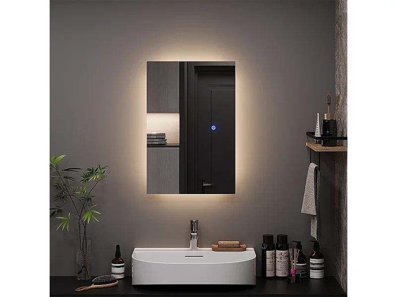 Lustro łazienkowe szkło 60x40x2.8 miral