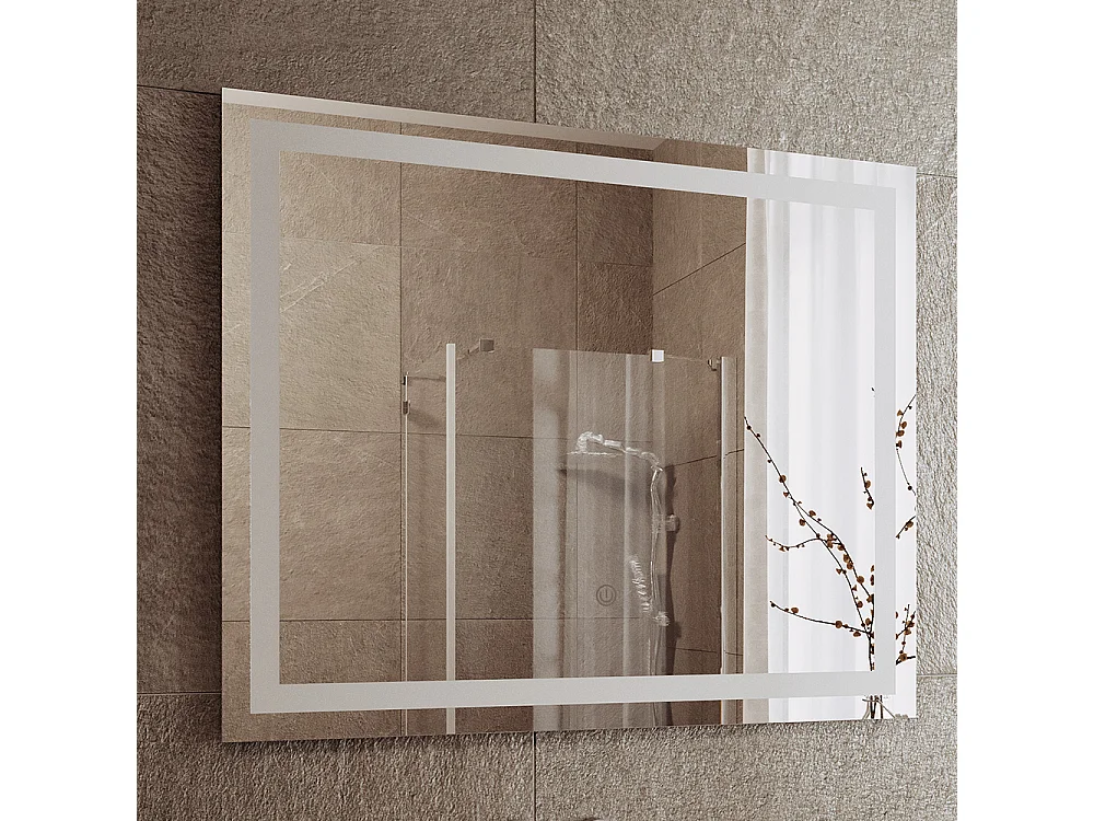 Lustro łazienkowe biały 3x80x65 viola