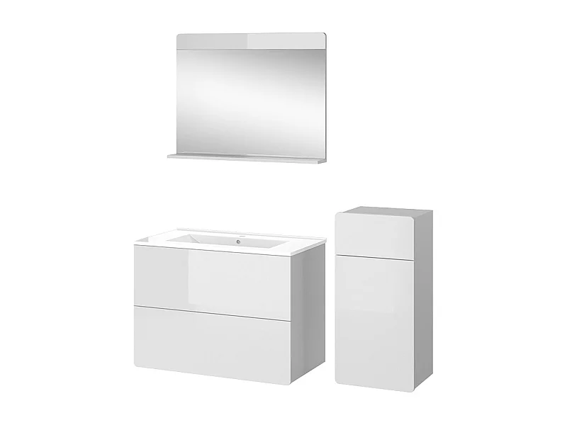 Meubles bain blanc 80x46x59.3 izan