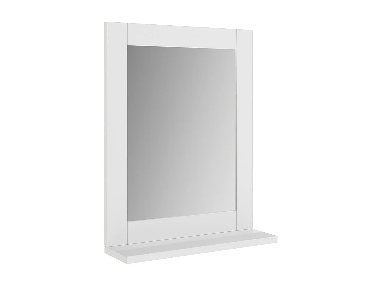 Badrumsspegel vit 40x10x50 vilda