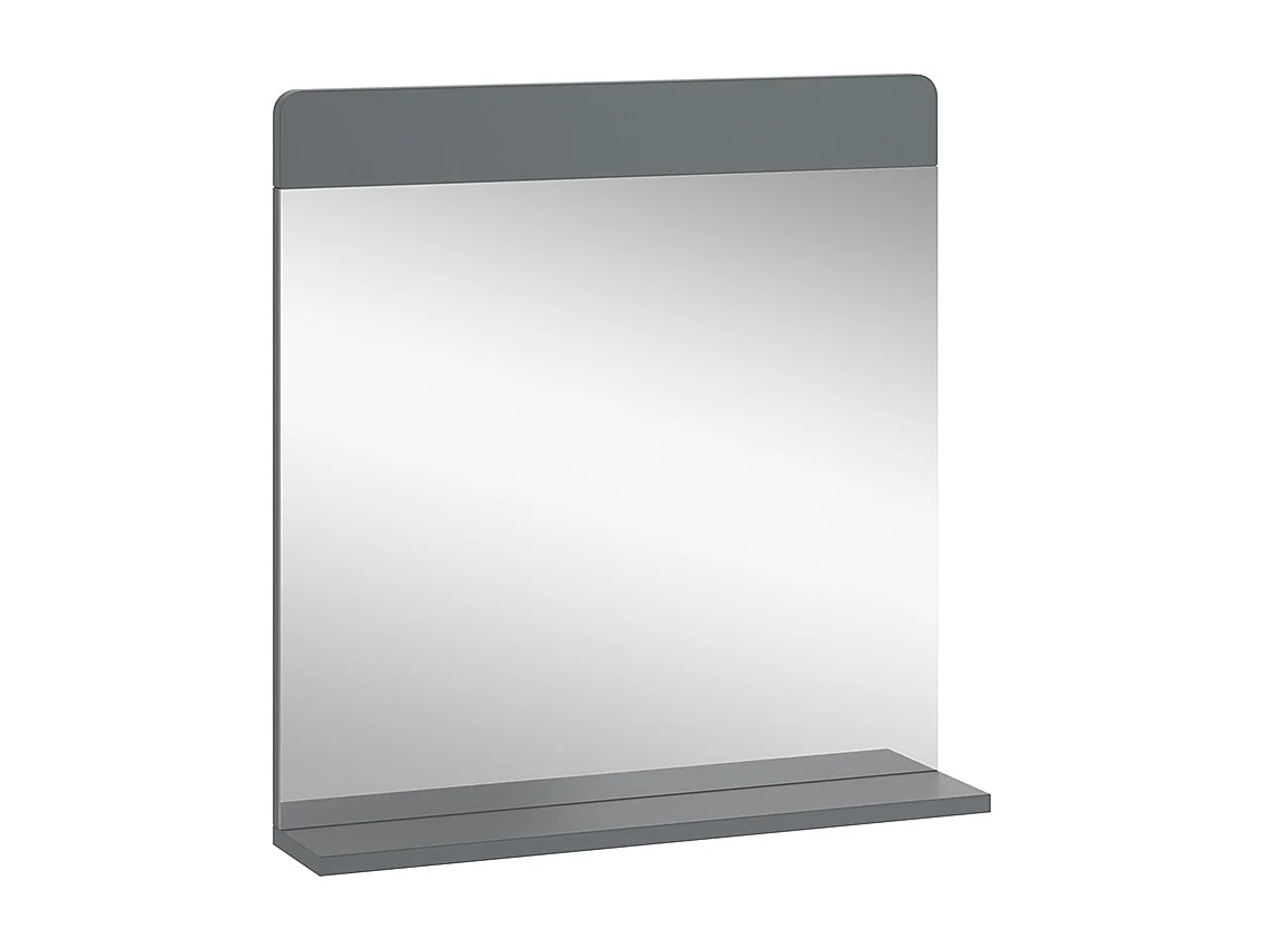 Miroir de salle de bain gris 60x12x62 izan