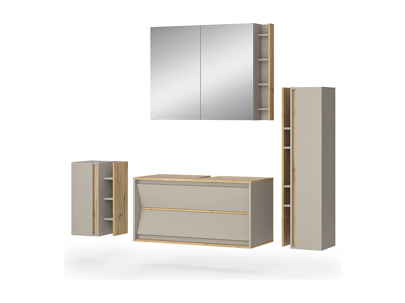 Badmöbel-Set cashmere 100x45x50 edelin