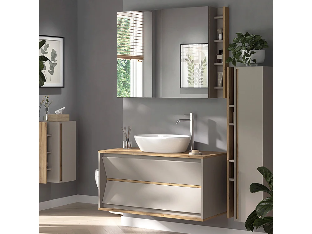 Badmöbel-Set cashmere 100x45x50 edelin