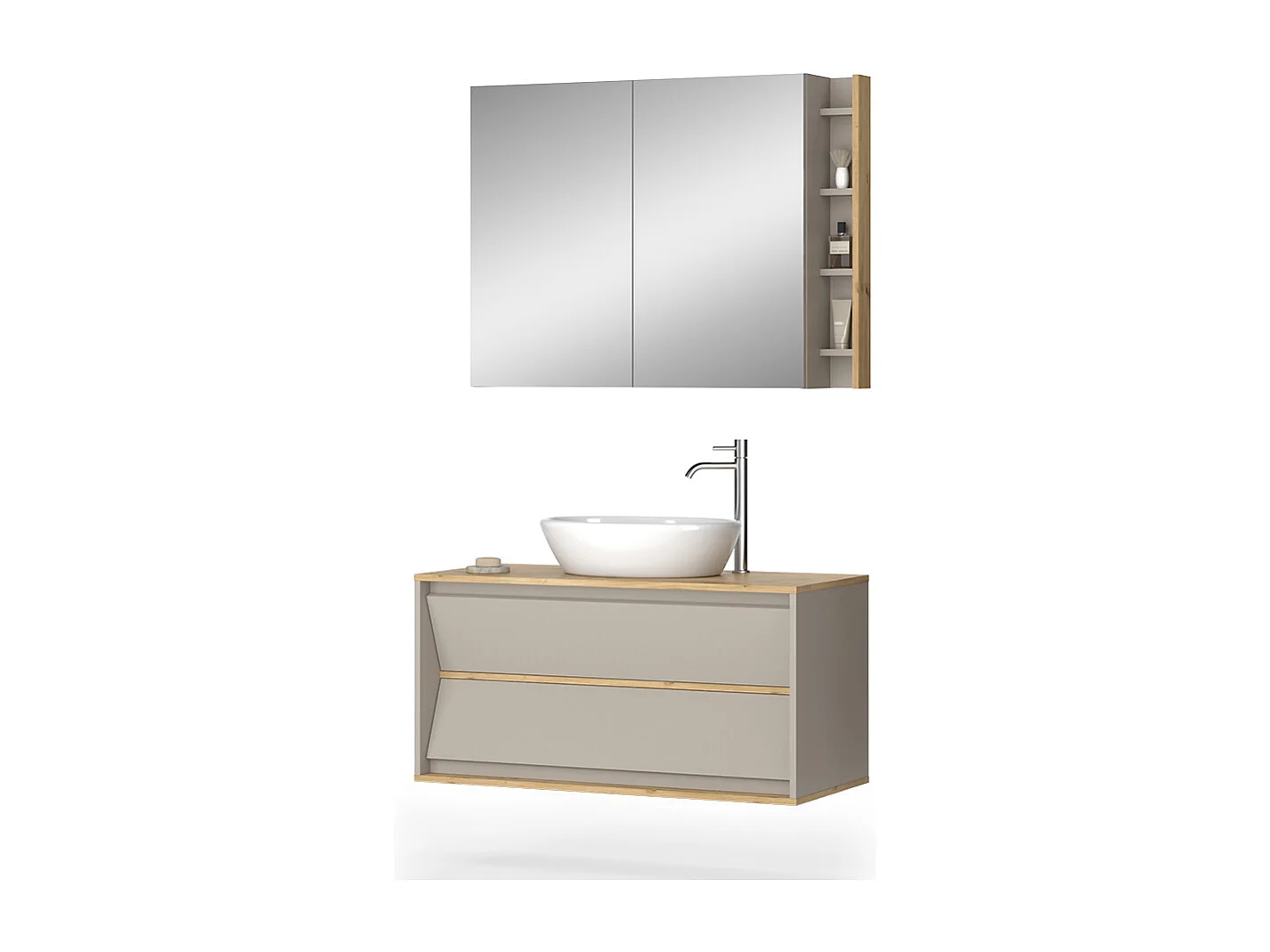 Meubles bain cachemire 100x45x50 edelin