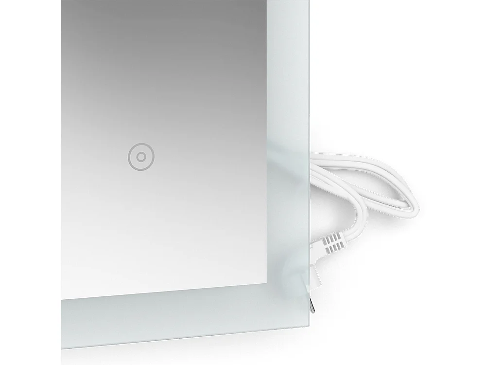 Miroir mural blanc 60x2.8x40