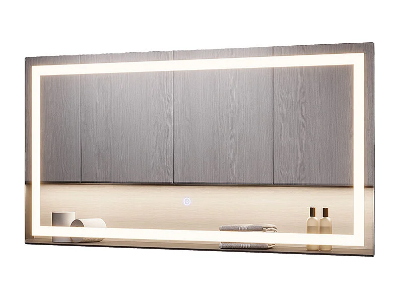 Badrumsspegel glas 80x2.8x40 miral