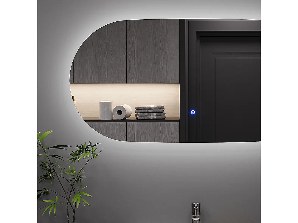 Lustro łazienkowe szkło 100x50x2.8 miral