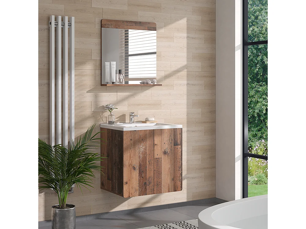 Badezimmerspiegel estilo antigo 60x12x62 izan
