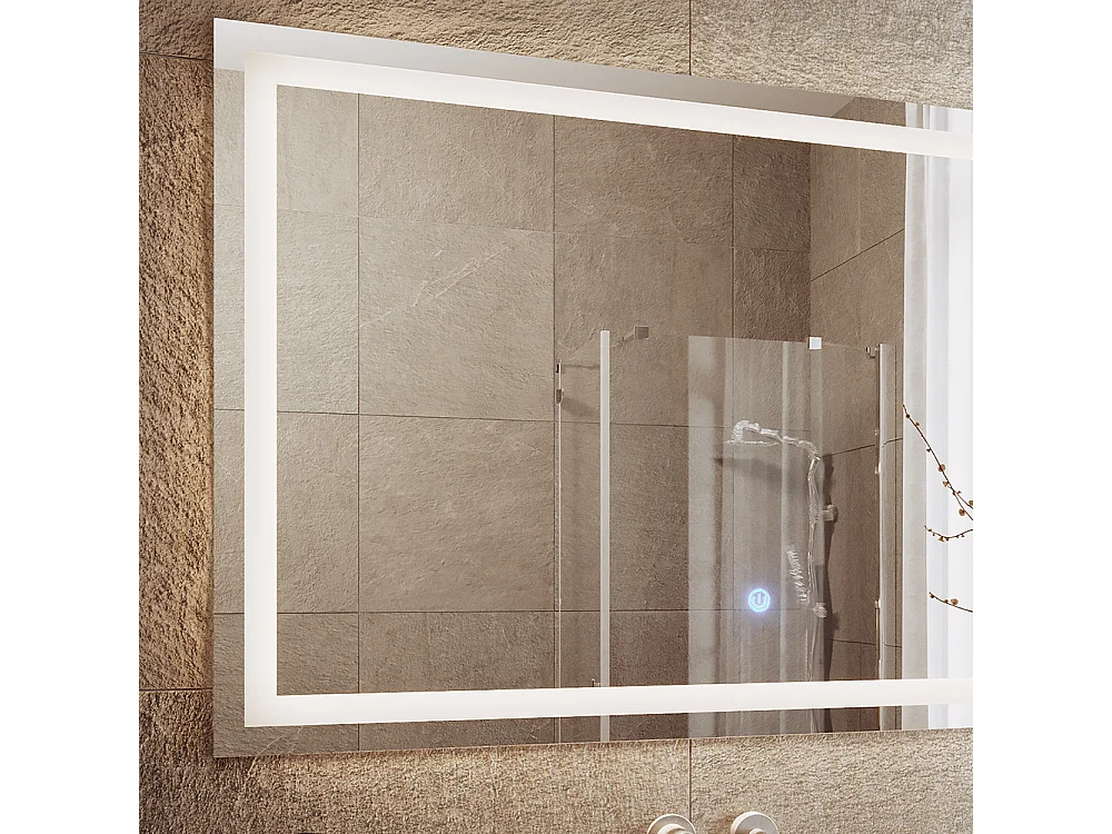 Badezimmerspiegel glas 2.8x110x70 viola